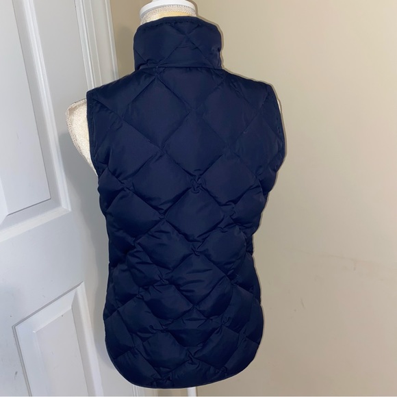 πHPπ J. Crew Quilted Navy Blue Puffer Vest XS - Picture 2 of 4